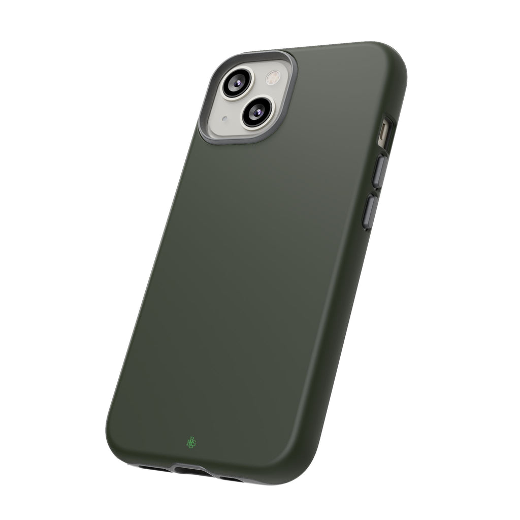 Olive Green Tough Phone Case for iPhone, Galaxy and Google Pixel
