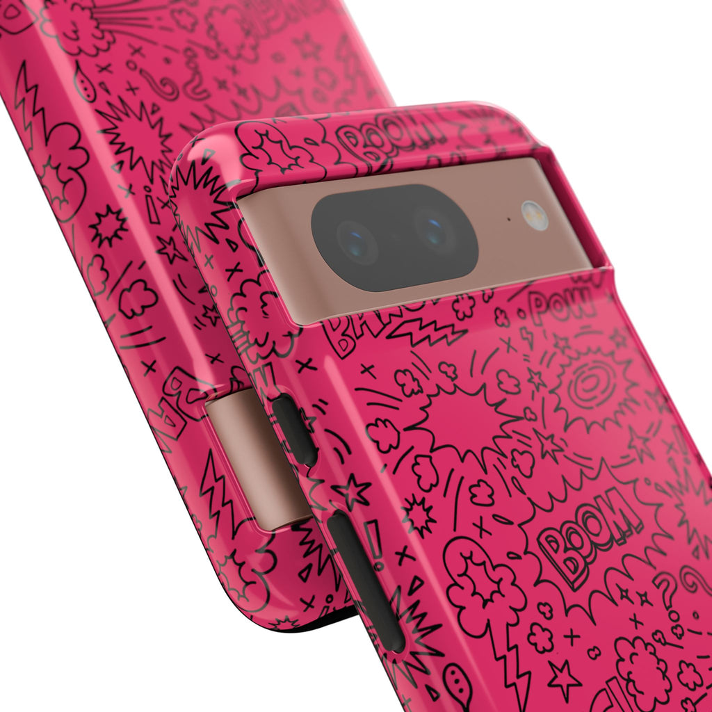 Boom Wow Tough Case for iPhone, Galaxy, or Google Pixel