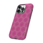 Floresta Heart Pink Tough Phone Case iPhone, Galaxy, or Google Pixel