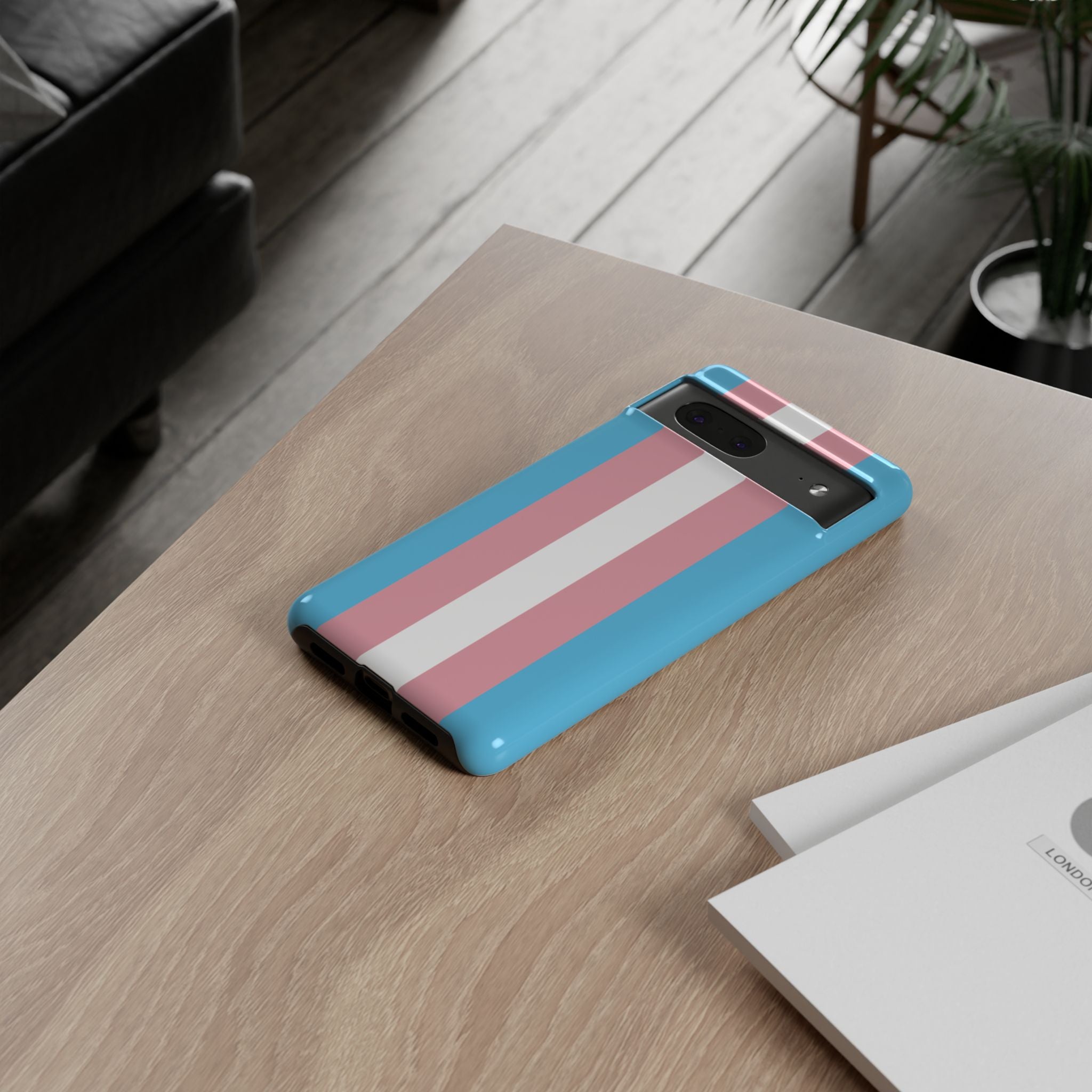 Trans Colors Tough Phone Case for iPhone, Galaxy, or Google Pixel
