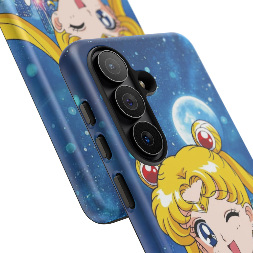 Blue S Moon Tough Case for iPhone, Galaxy, or Google Pixel