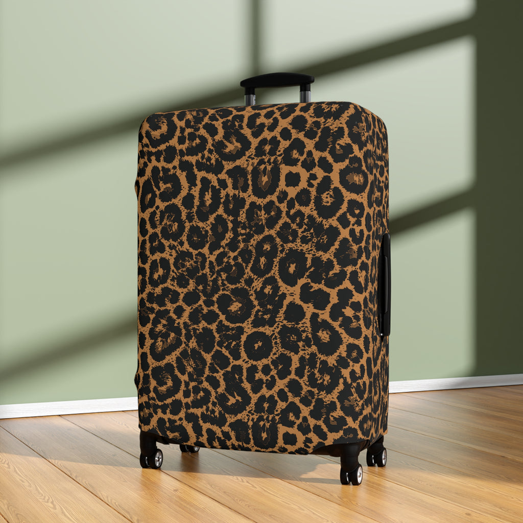 Leopard Print Luggage Cover