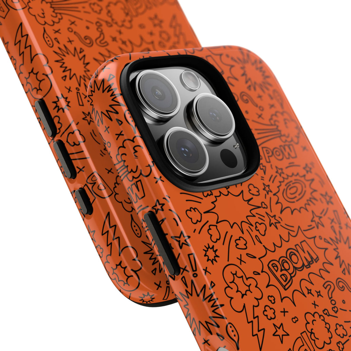 Wow Orange Tough Case for iPhone, Galaxy, or Google Pixel