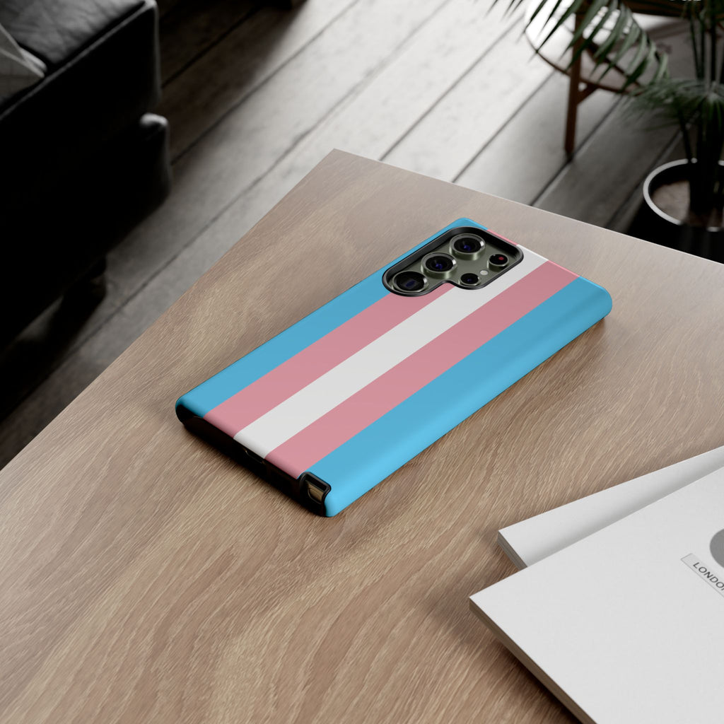Trans Colors Tough Phone Case for iPhone, Galaxy, or Google Pixel
