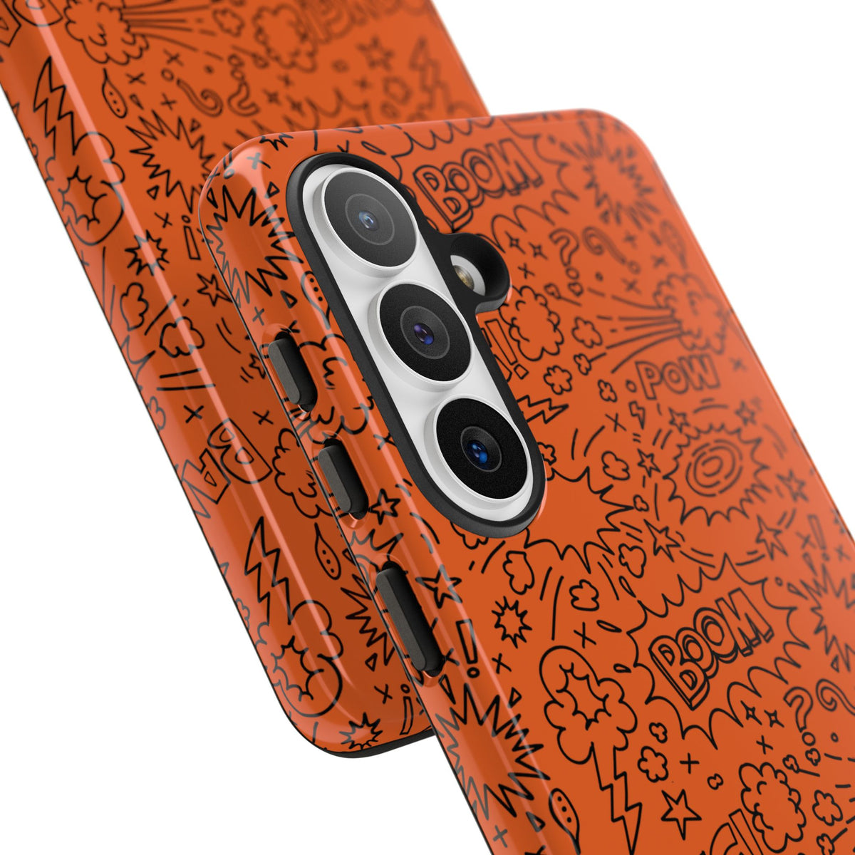 Wow Orange Tough Case for iPhone, Galaxy, or Google Pixel