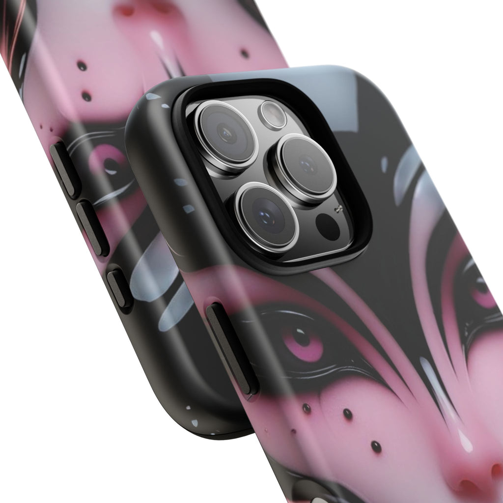 Pink Alien Tough Phone Case for iPhone, Galaxy, or Google Pixel