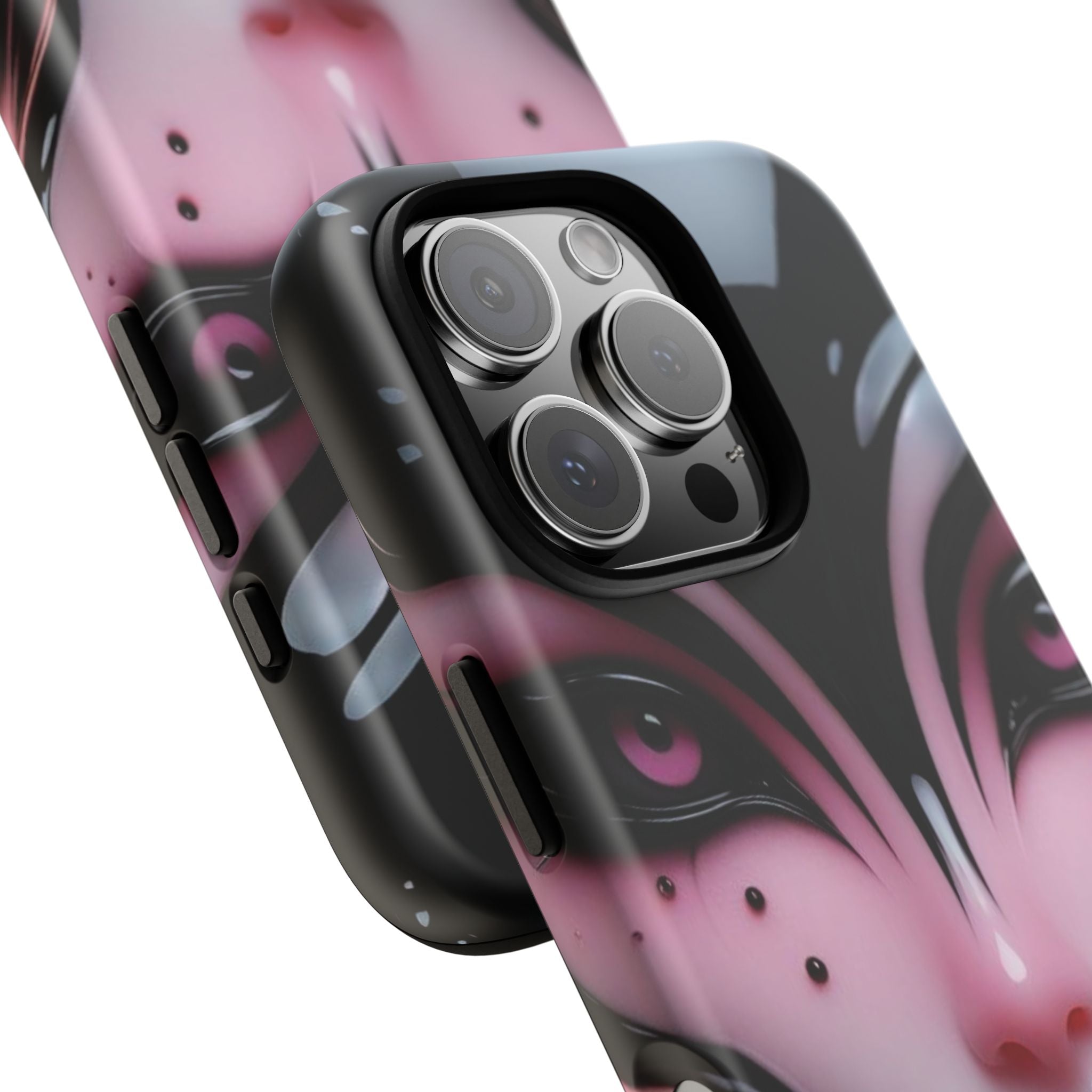 Pink Alien Tough Phone Case for iPhone, Galaxy, or Google Pixel