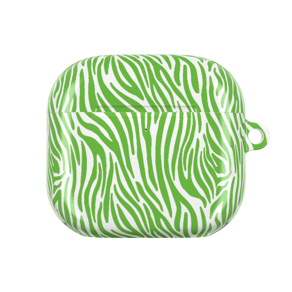 Green Zebra AirPod Cases