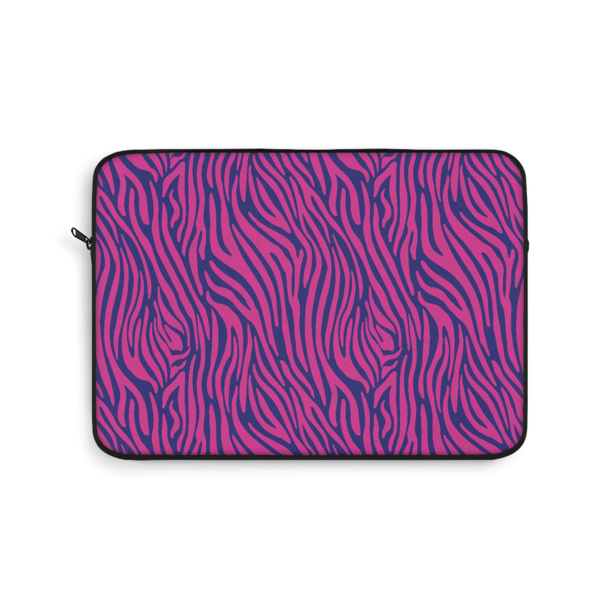 Zebra Print Pink Blue Laptop Sleeve