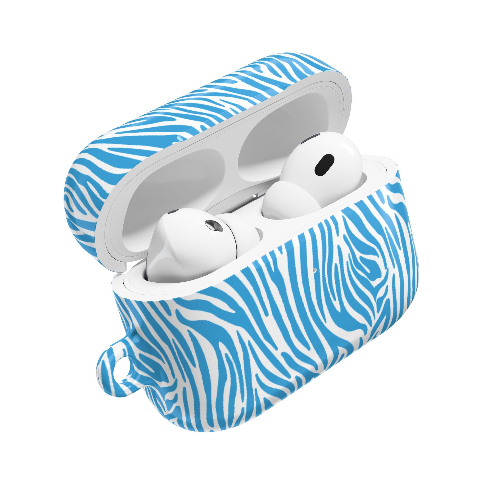 Blue Zebra AirPod Cases