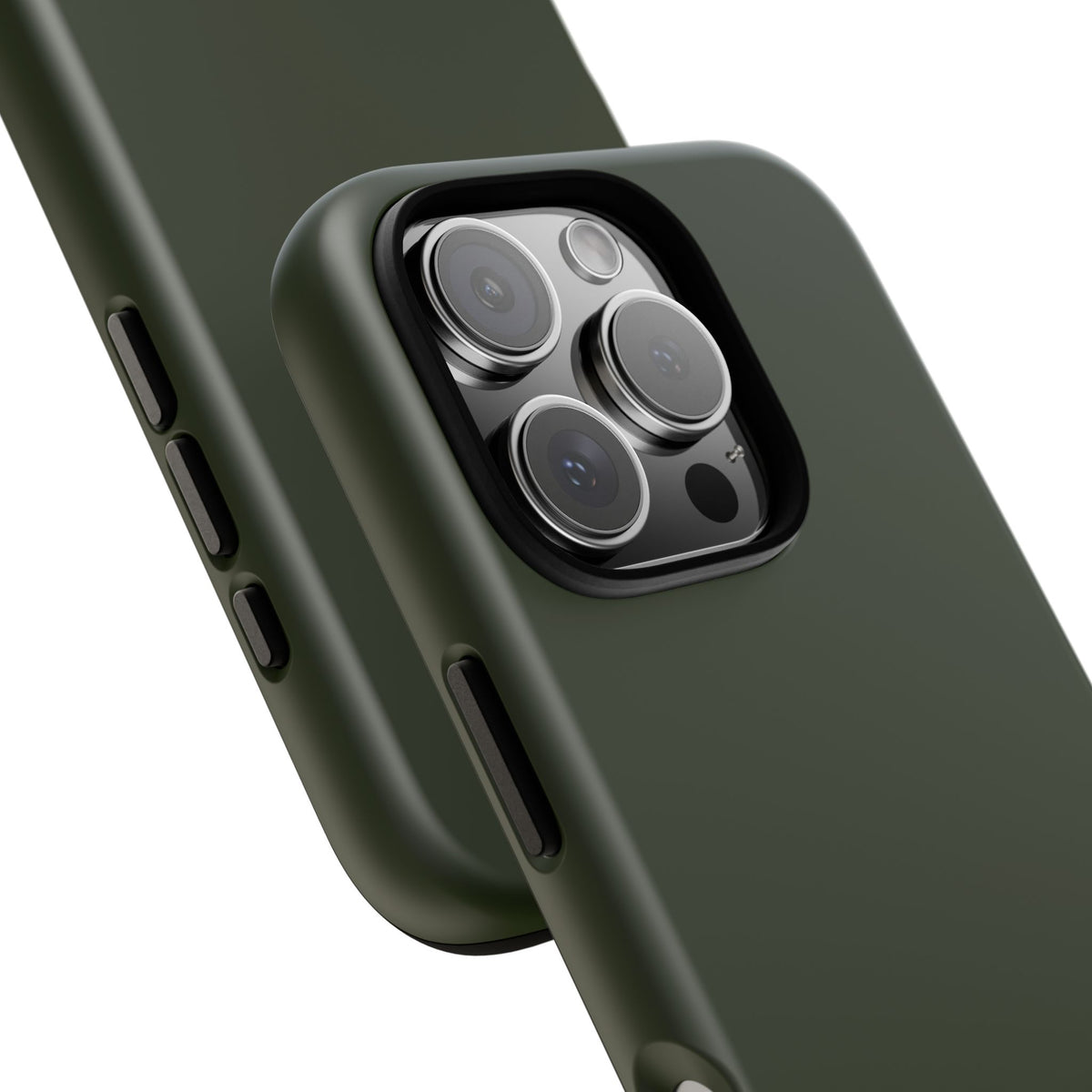 Olive Green Tough Phone Case for iPhone, Galaxy and Google Pixel
