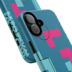 LOVE Teal Green Tough Phone Case for iPhone, Galaxy, or Google Pixel