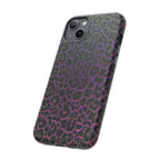 Colorful Leopard Tough Phone Case for iPhone, Galaxy, or Google Pixel