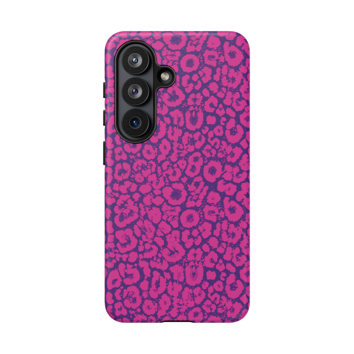 Pink Purple Leopard Tough Phone Case iPhone, Galaxy and Google Pixel