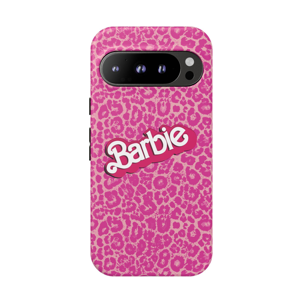 Hot Neon Pink Leopard Barb Tough Phone Case iPhone, Galaxy, or Google Pixel