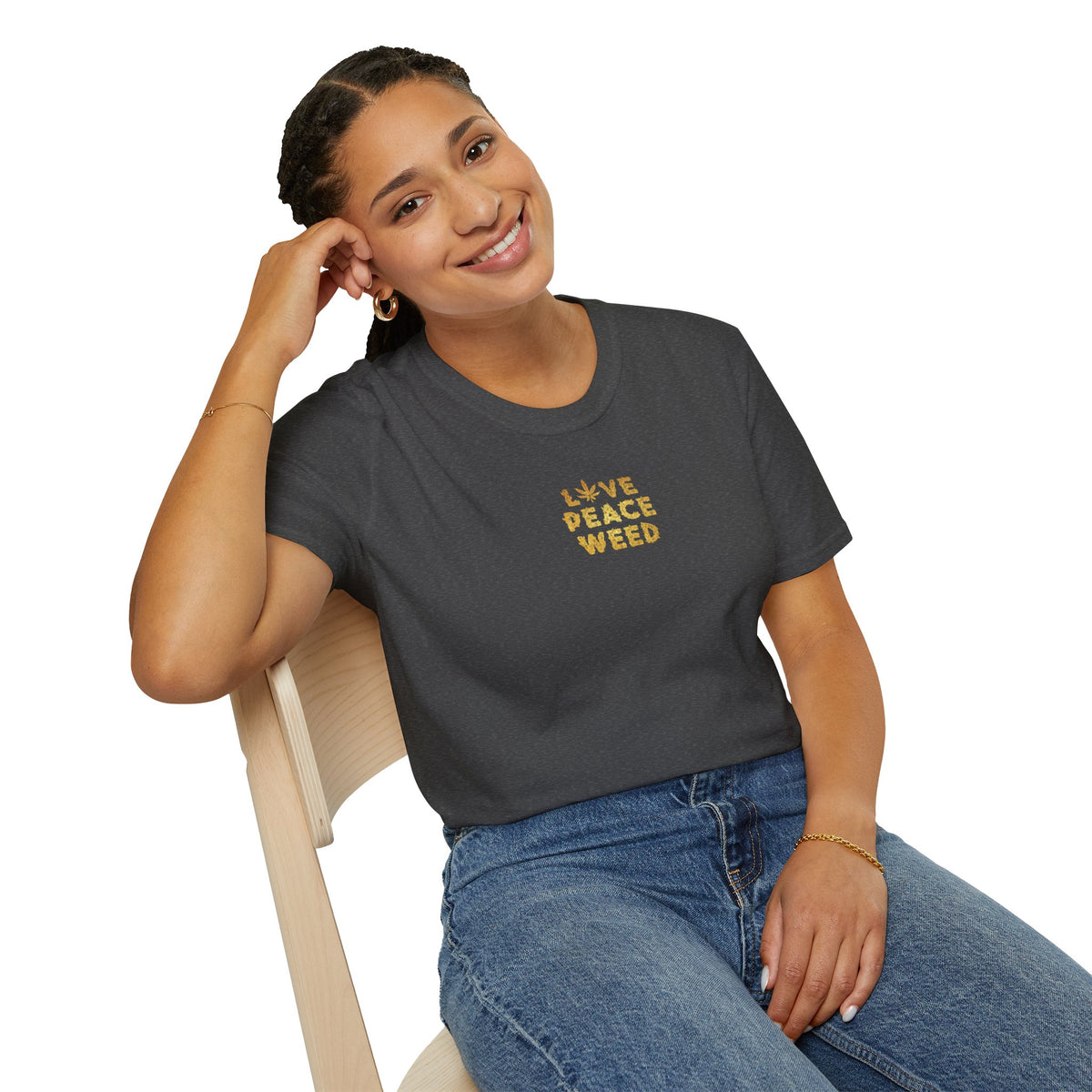 Love Peace W** Unisex Softstyle T-Shirt