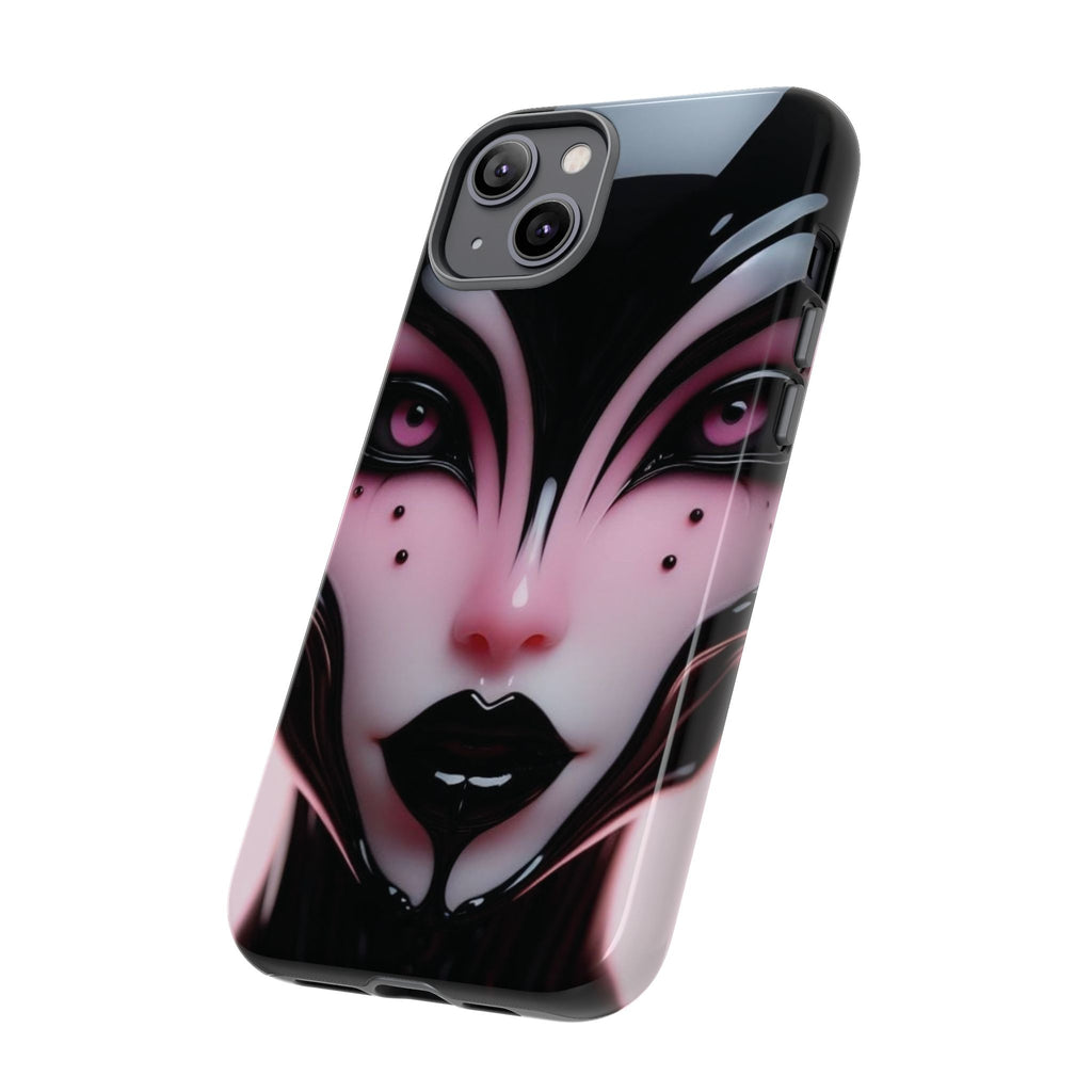 Pink Alien Tough Phone Case for iPhone, Galaxy, or Google Pixel