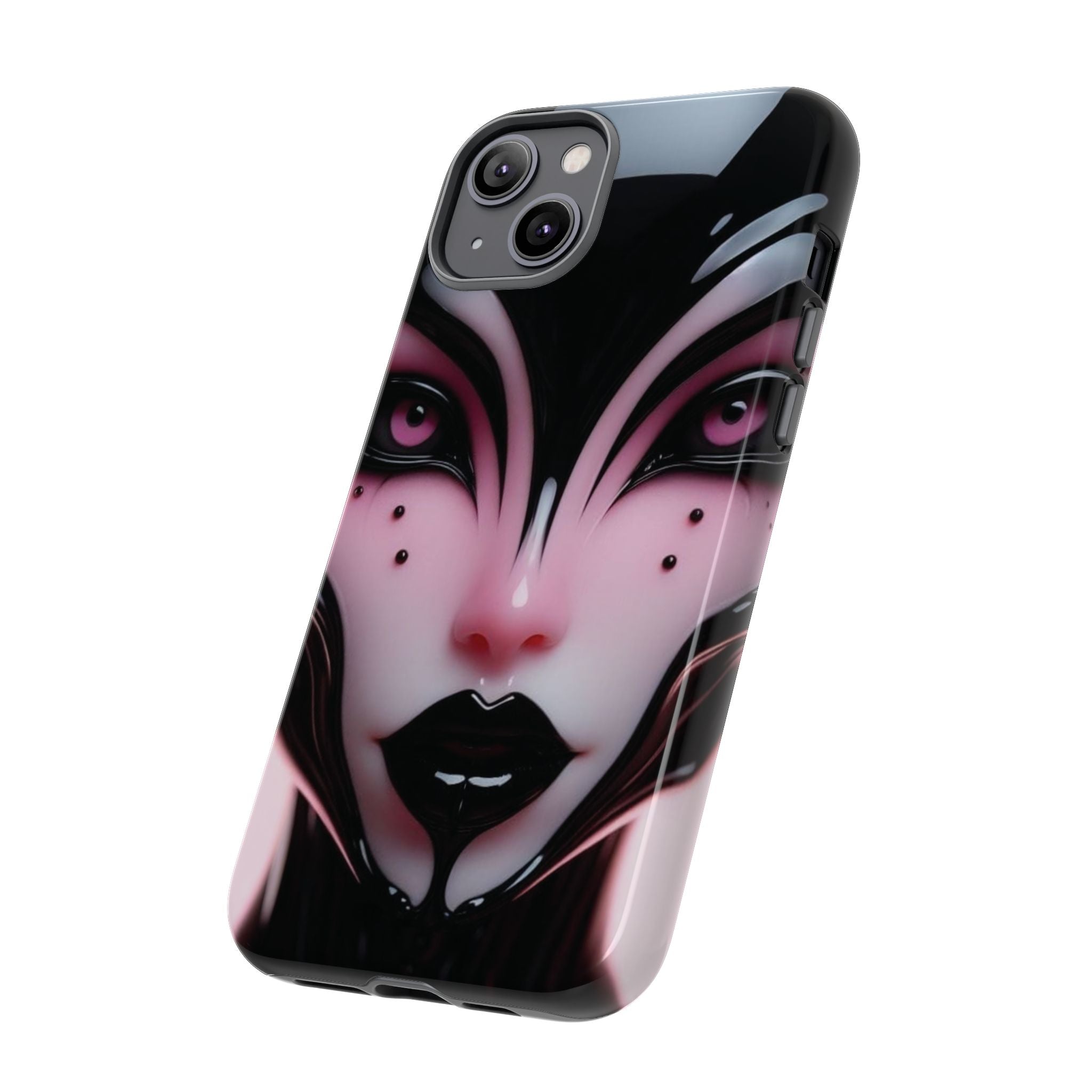 Pink Alien Tough Phone Case for iPhone, Galaxy, or Google Pixel