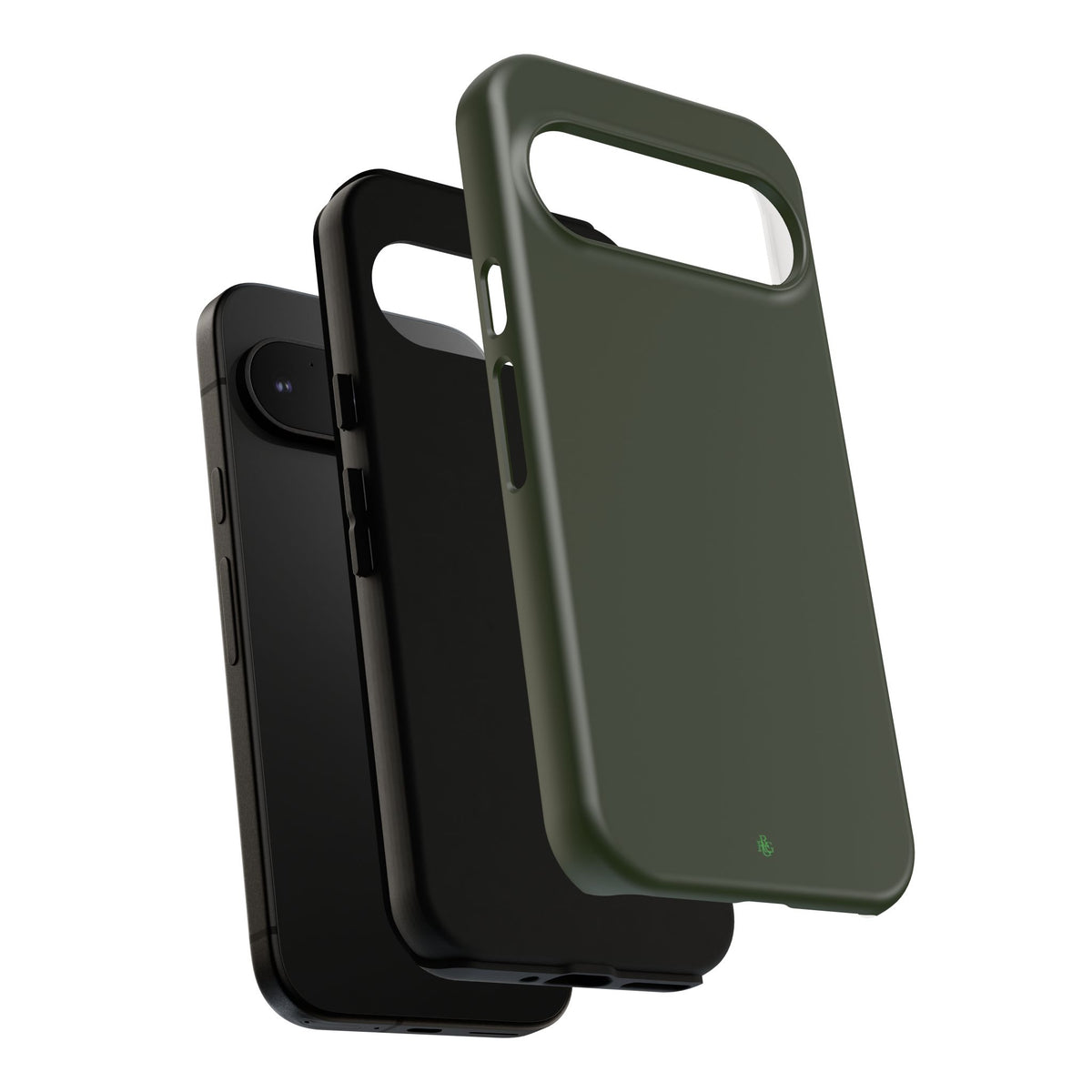 Olive Green Tough Phone Case for iPhone, Galaxy and Google Pixel