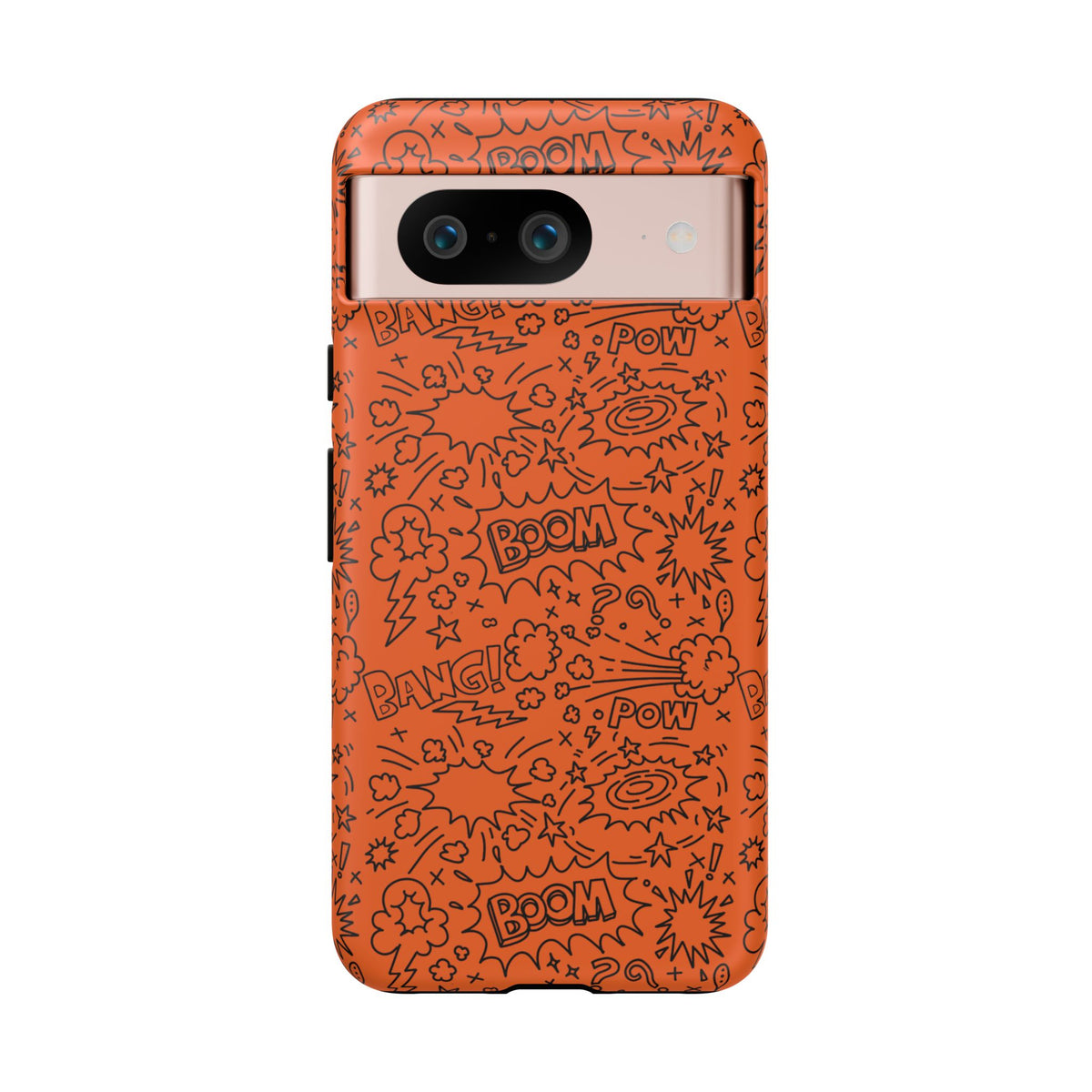 Wow Orange Tough Case for iPhone, Galaxy, or Google Pixel