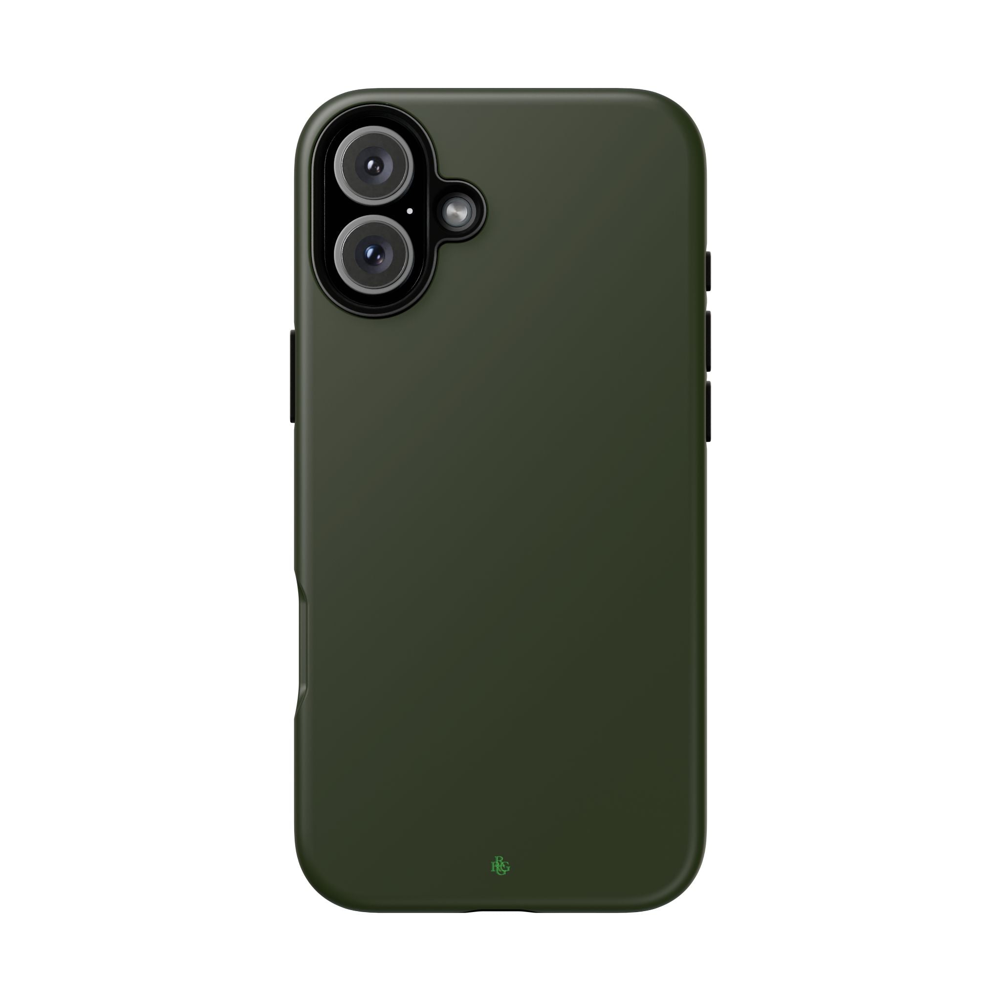 Olive Green Tough Phone Case for iPhone, Galaxy and Google Pixel