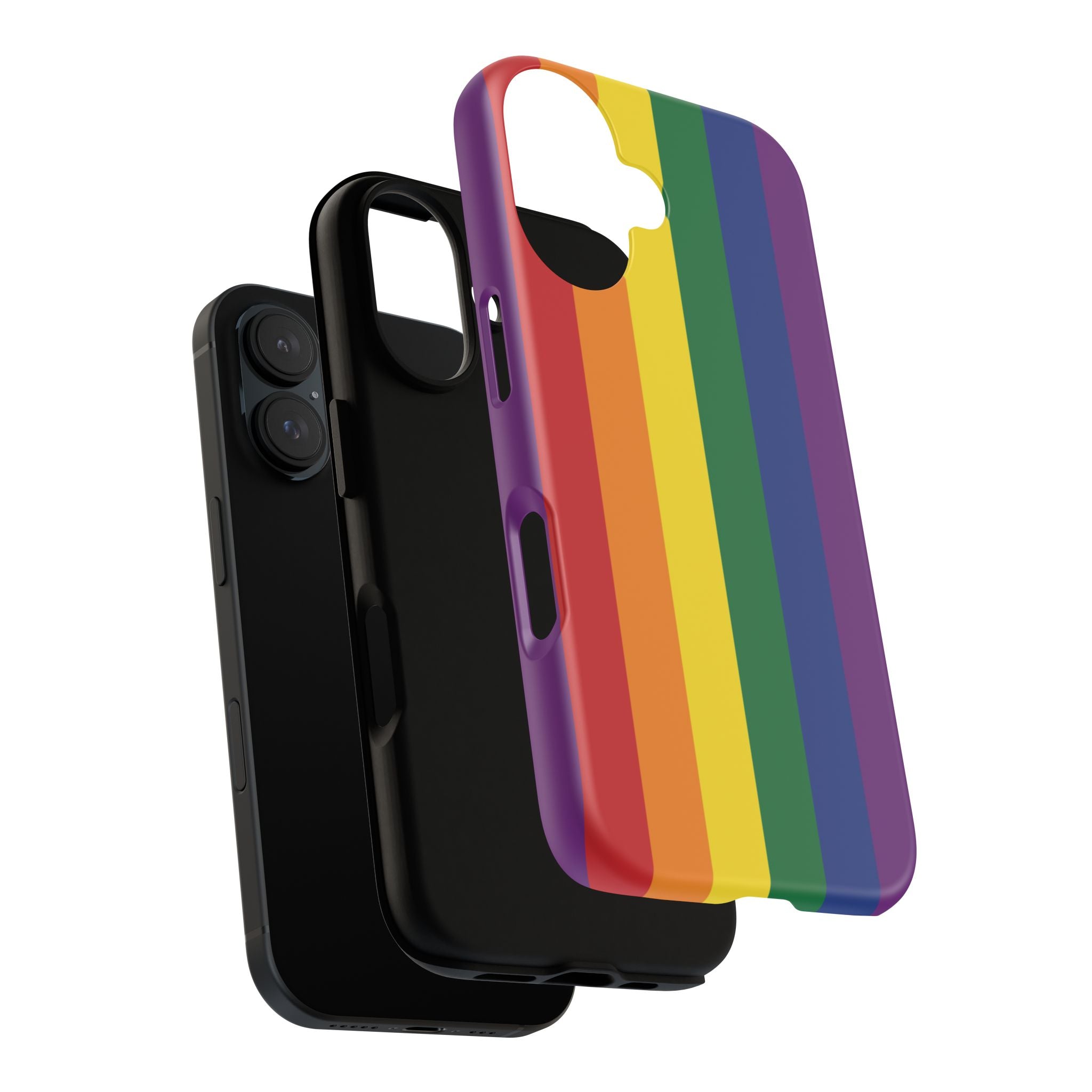 LGBTQ Rainbow Flag Tough Phone Case for iPhone, Galaxy, or Google Pixel