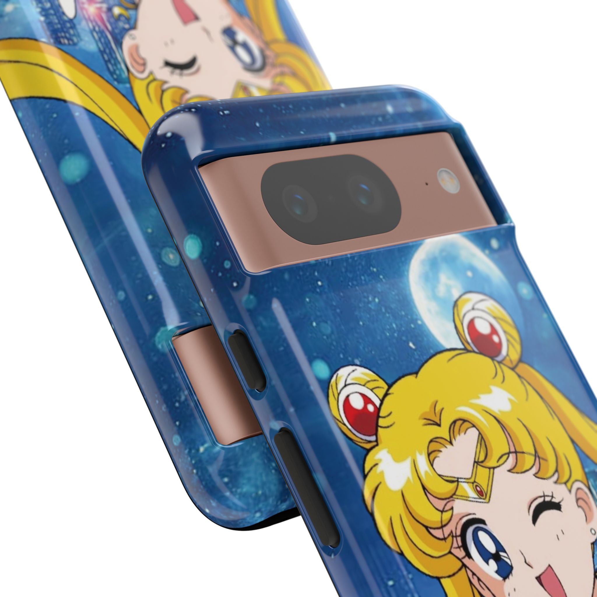 Blue S Moon Tough Case for iPhone, Galaxy, or Google Pixel