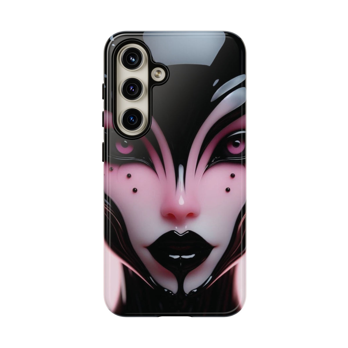 Pink Alien Tough Phone Case for iPhone, Galaxy, or Google Pixel