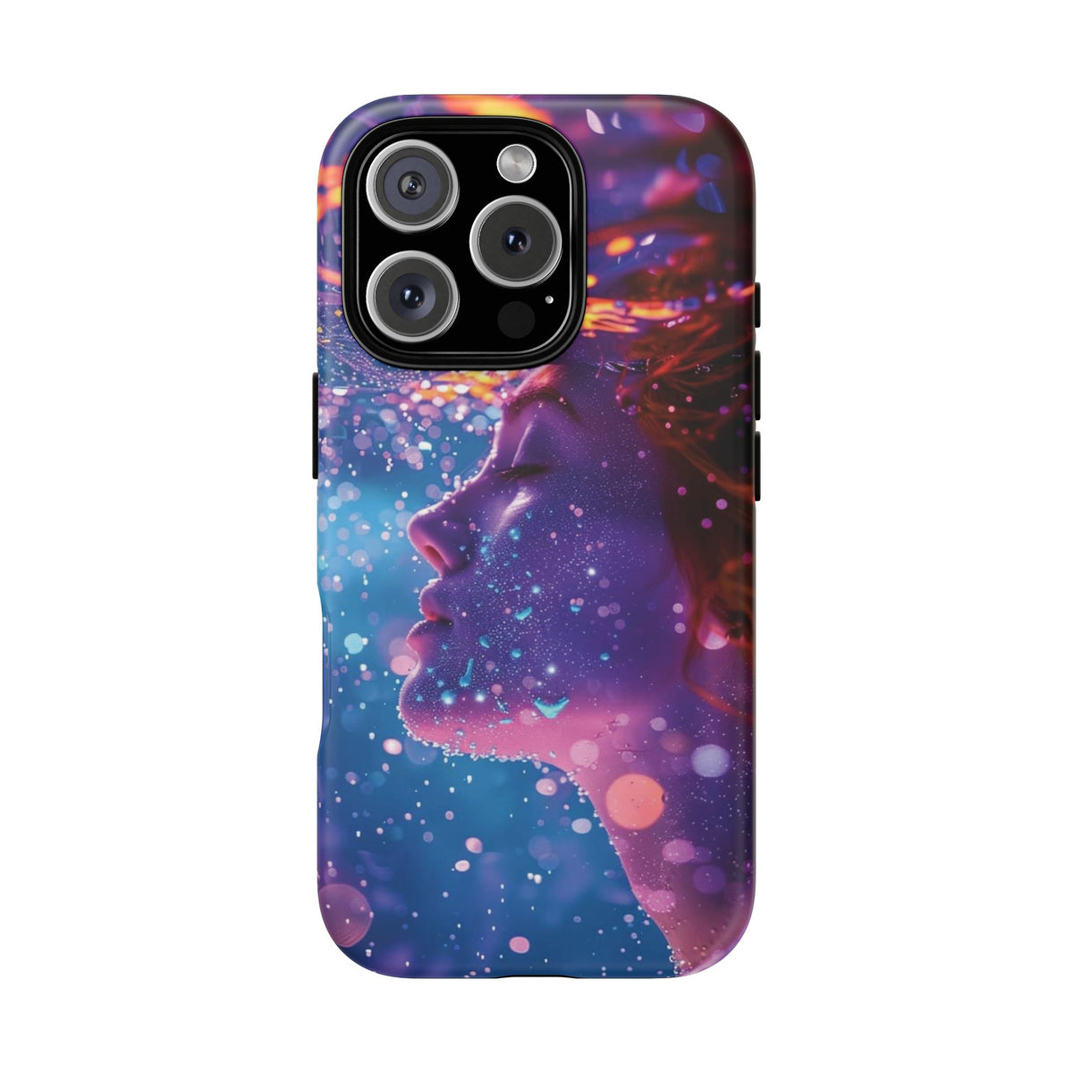 Meditating Underwater Tough Phone Case for iPhone, Galaxy, or Google Pixel