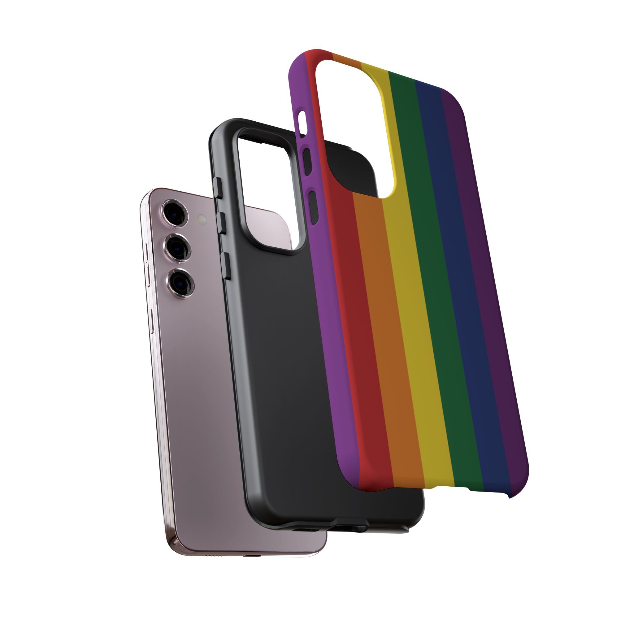 LGBTQ Rainbow Flag Tough Phone Case for iPhone, Galaxy, or Google Pixel