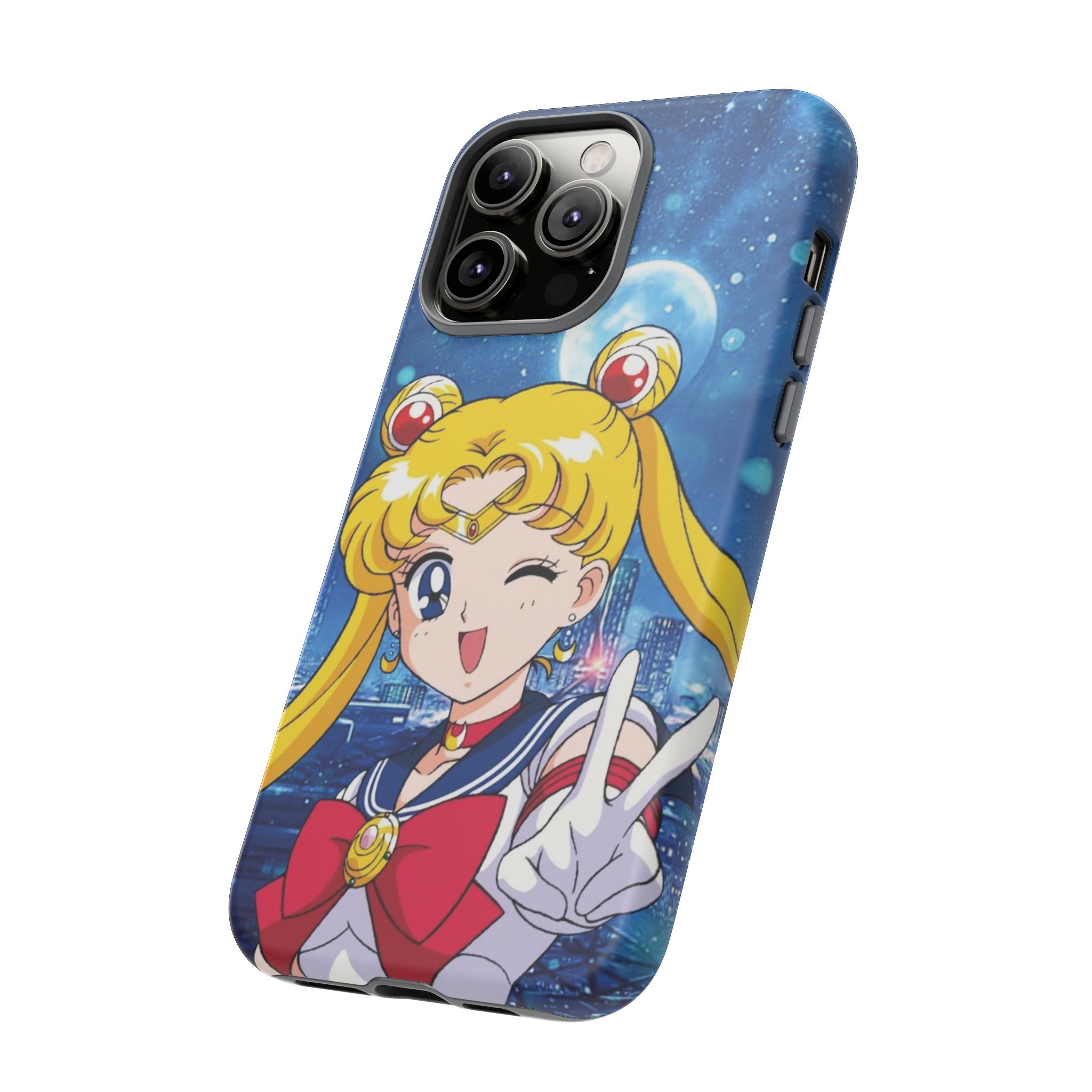 Blue S Moon Tough Case for iPhone, Galaxy, or Google Pixel