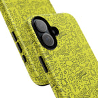 Neon Yellow Wow RG Tough Phone Case for iPhone, Galaxy, or Google Pixel