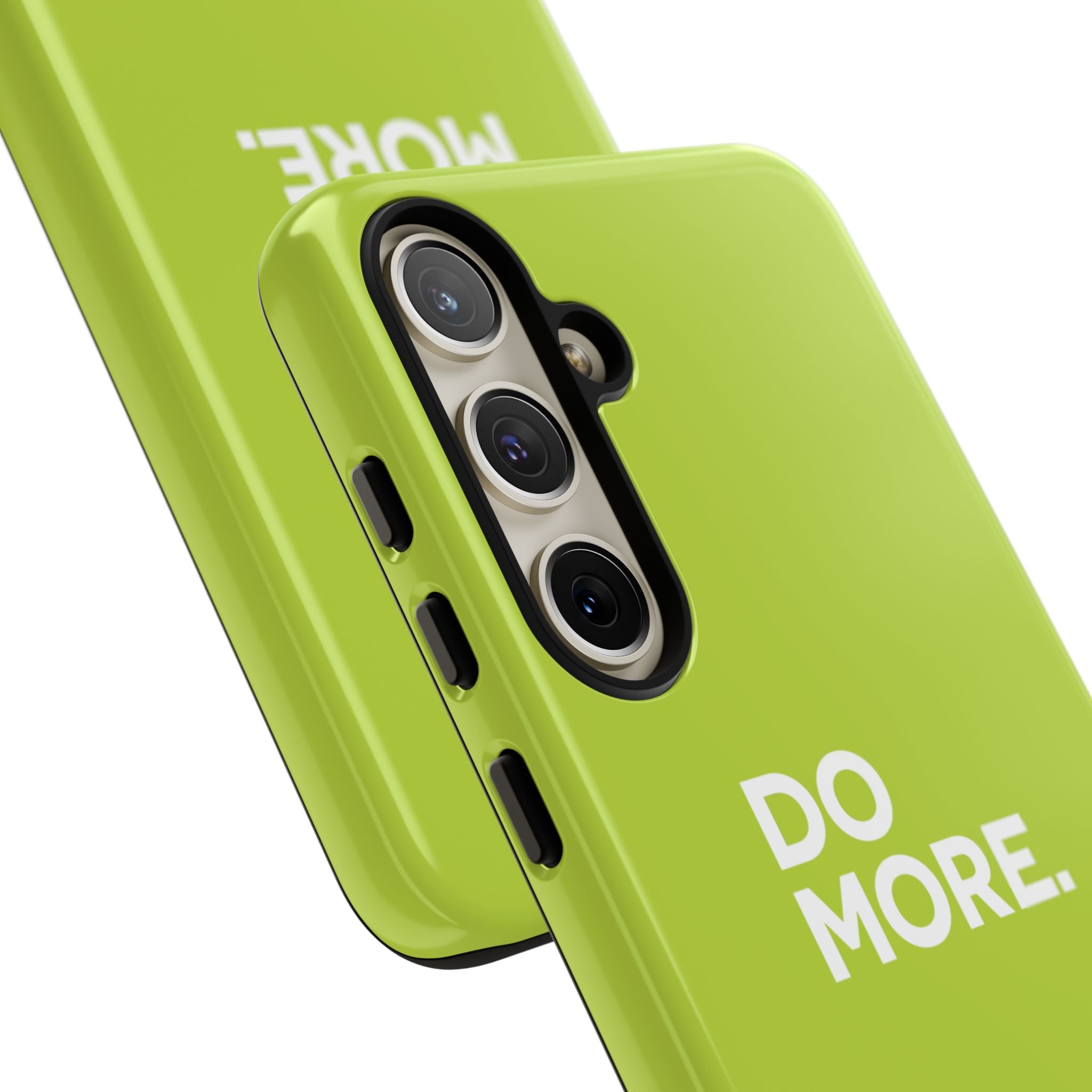 Do More (Neon Yellow) Tough Phone Case for iPhone, Galaxy or Google Pixel