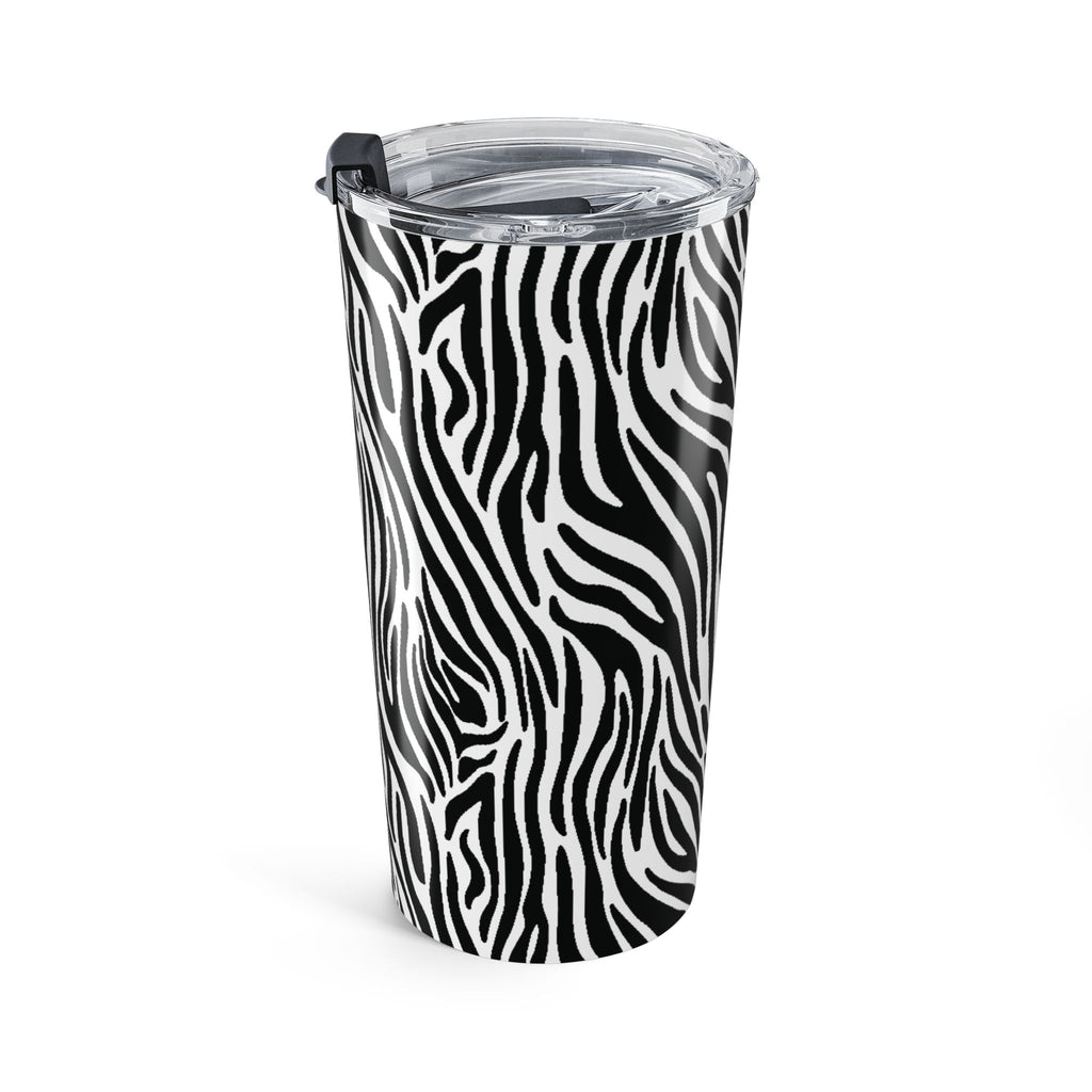 Black and White Zebra Tumbler 20oz