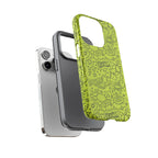 Neon Lime Wow Tough Case for iPhone, Galaxy, or Google Pixel