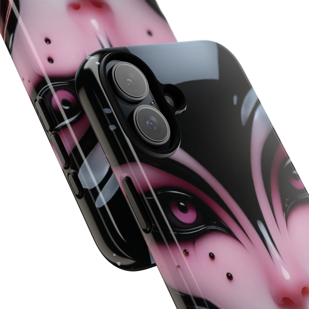 Pink Alien Tough Phone Case for iPhone, Galaxy, or Google Pixel