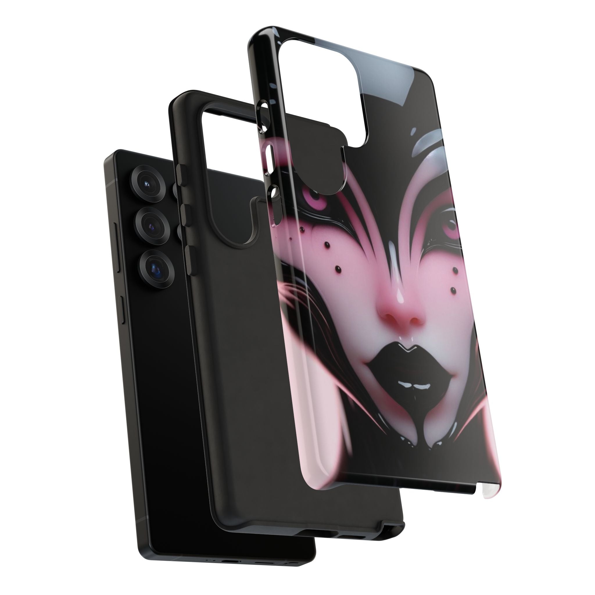Pink Alien Tough Phone Case for iPhone, Galaxy, or Google Pixel