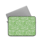 Neon Green Zebra Print 13" Laptop Sleeve