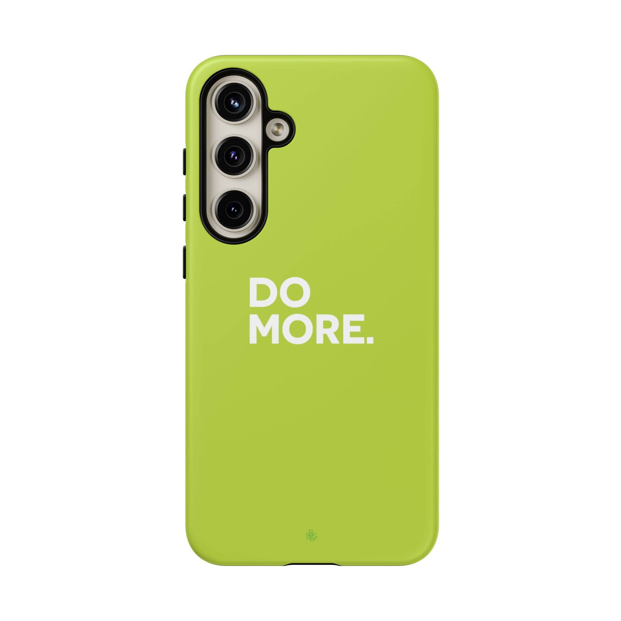 Do More (Neon Yellow) Tough Phone Case for iPhone, Galaxy or Google Pixel