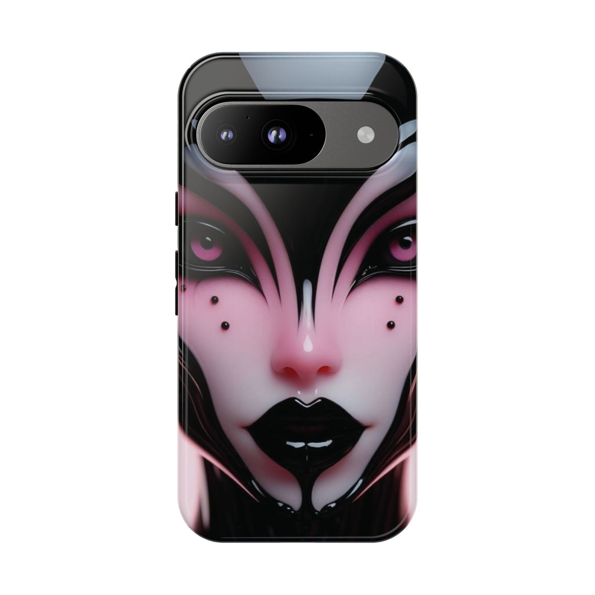 Pink Alien Tough Phone Case for iPhone, Galaxy, or Google Pixel