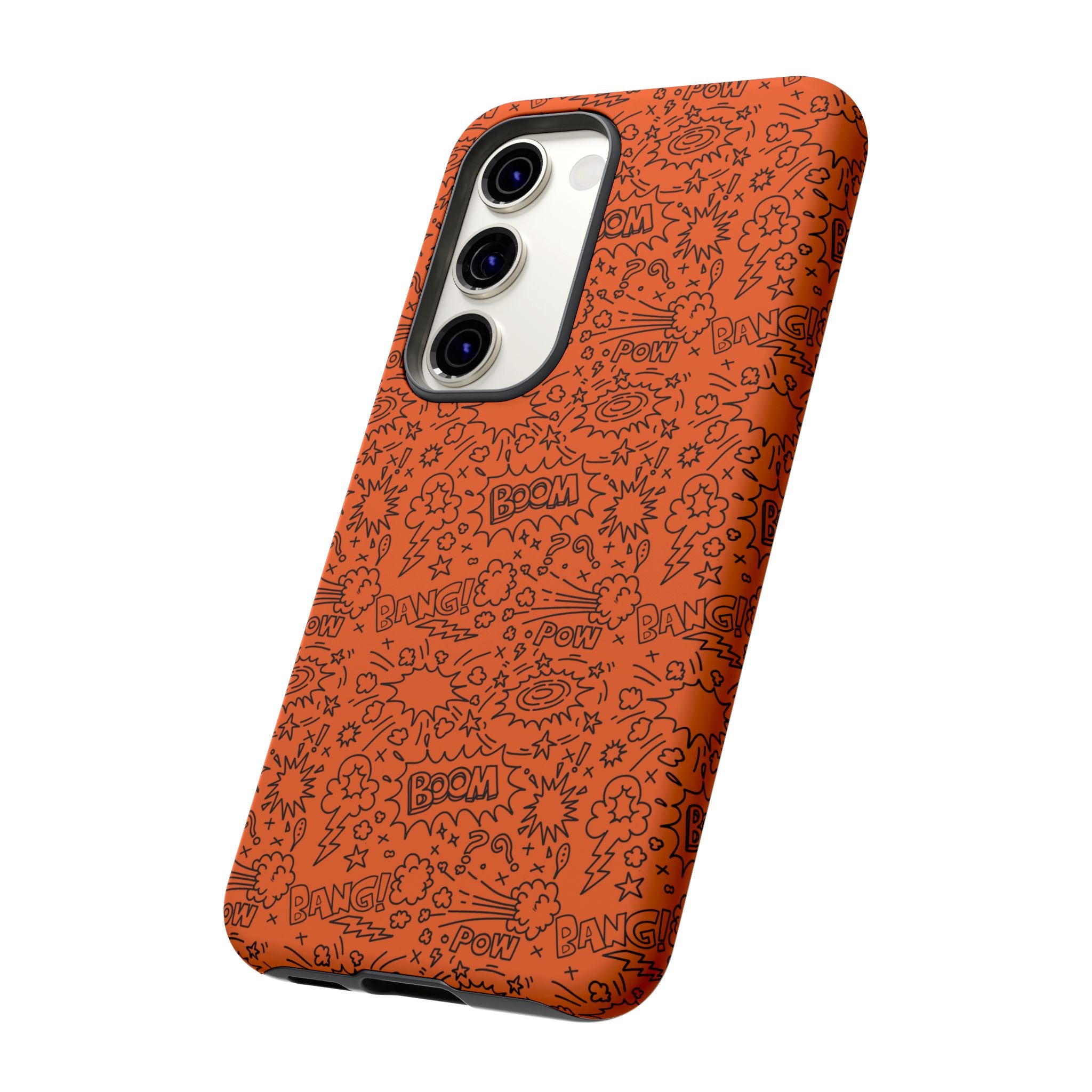 Wow Orange Tough Case for iPhone, Galaxy, or Google Pixel