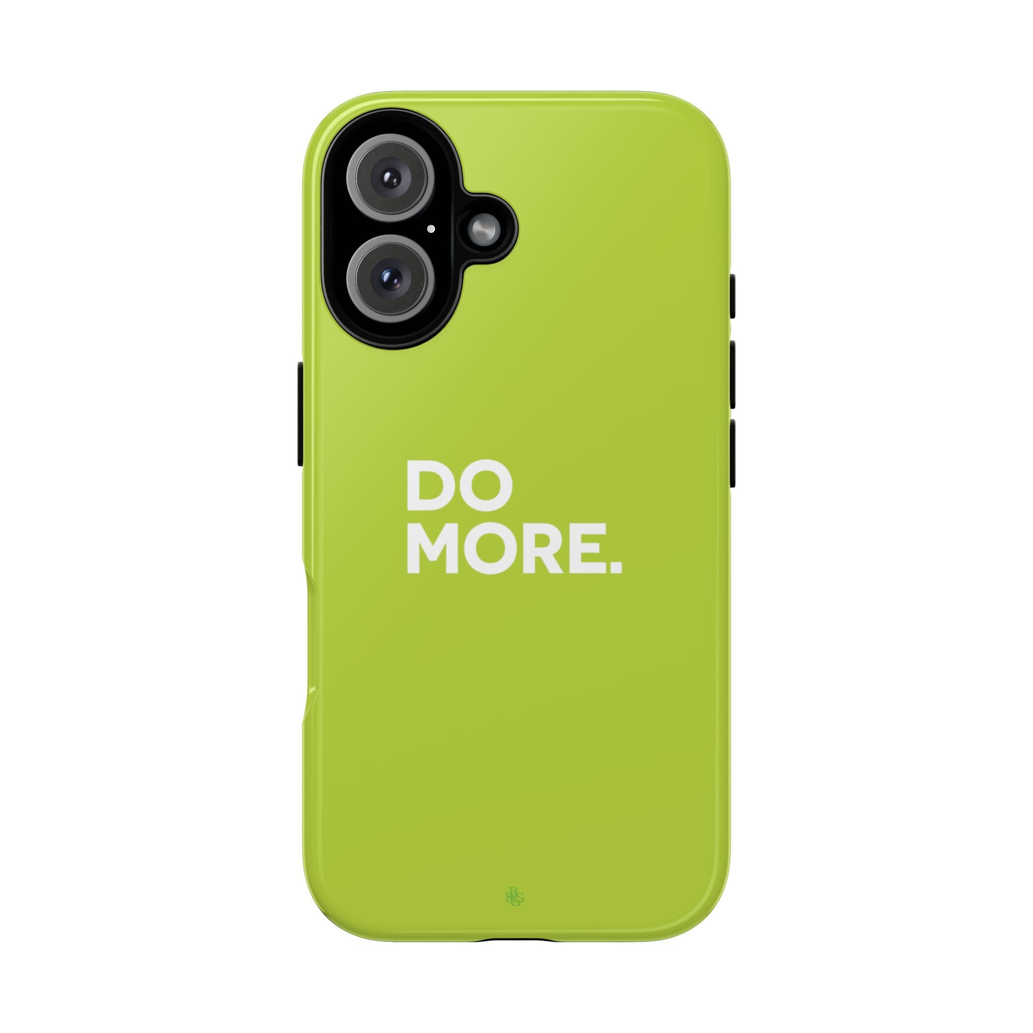 Do More (Neon Yellow) Tough Phone Case for iPhone, Galaxy or Google Pixel