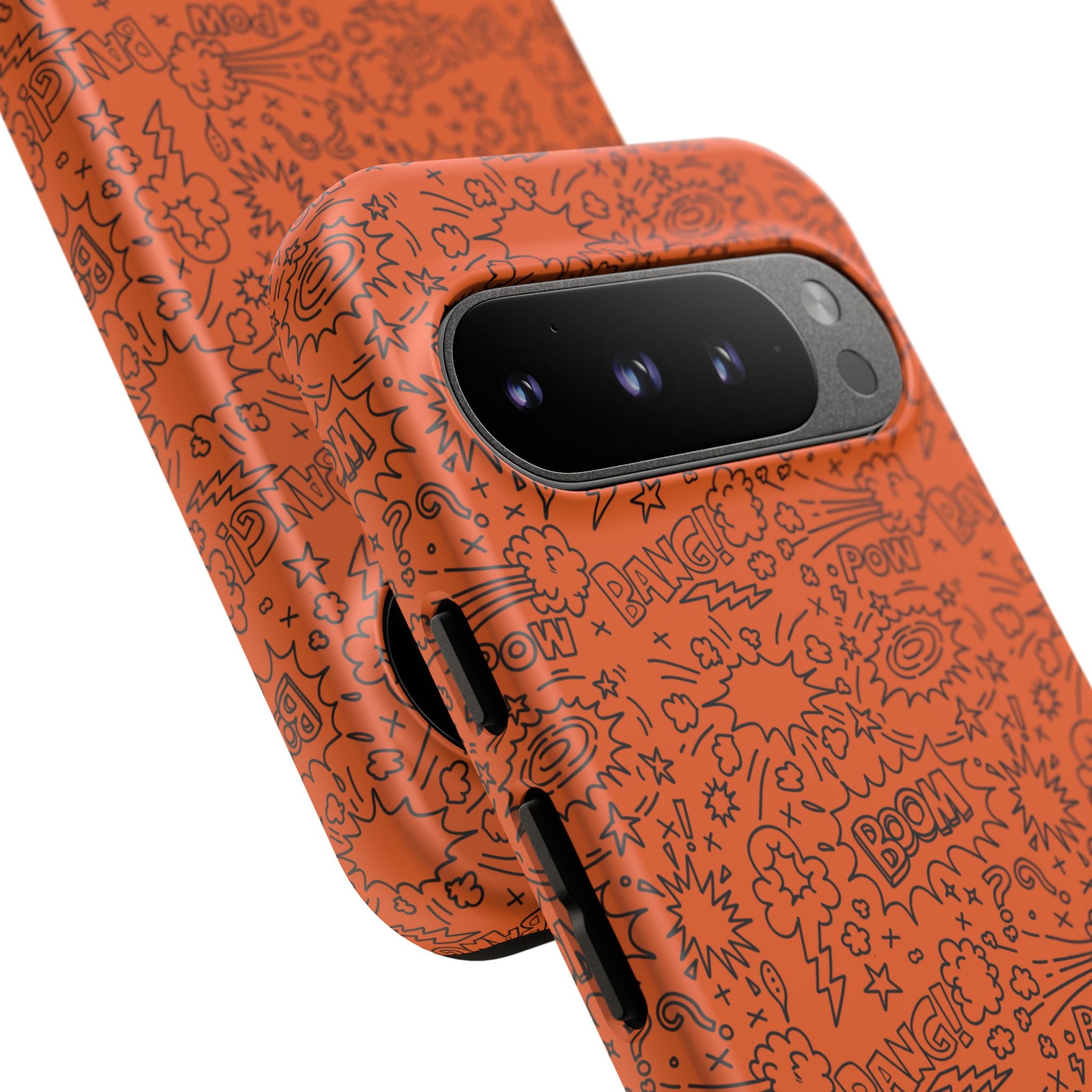 Wow Orange Tough Case for iPhone, Galaxy, or Google Pixel