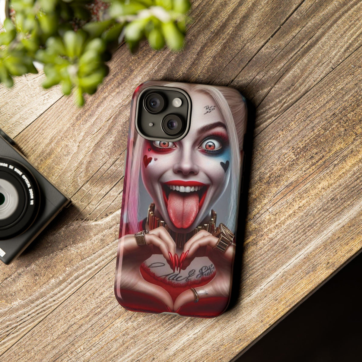 Harley Quinn Tough Phone Case for iPhone, Galaxy, or Google Pixel
