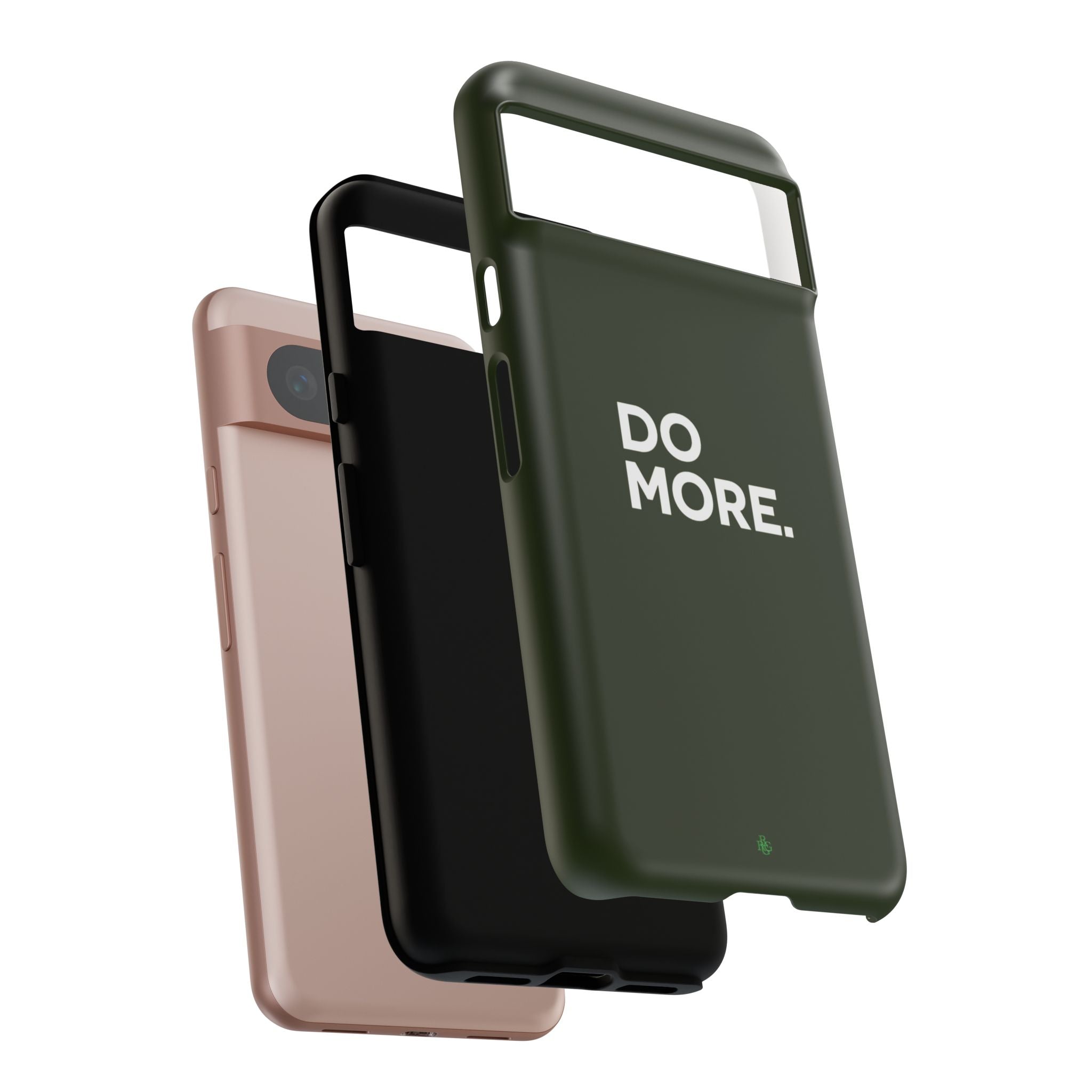 Olive Green Do More Tough Phone Case for iPhone, Galaxy, or Google Pixel