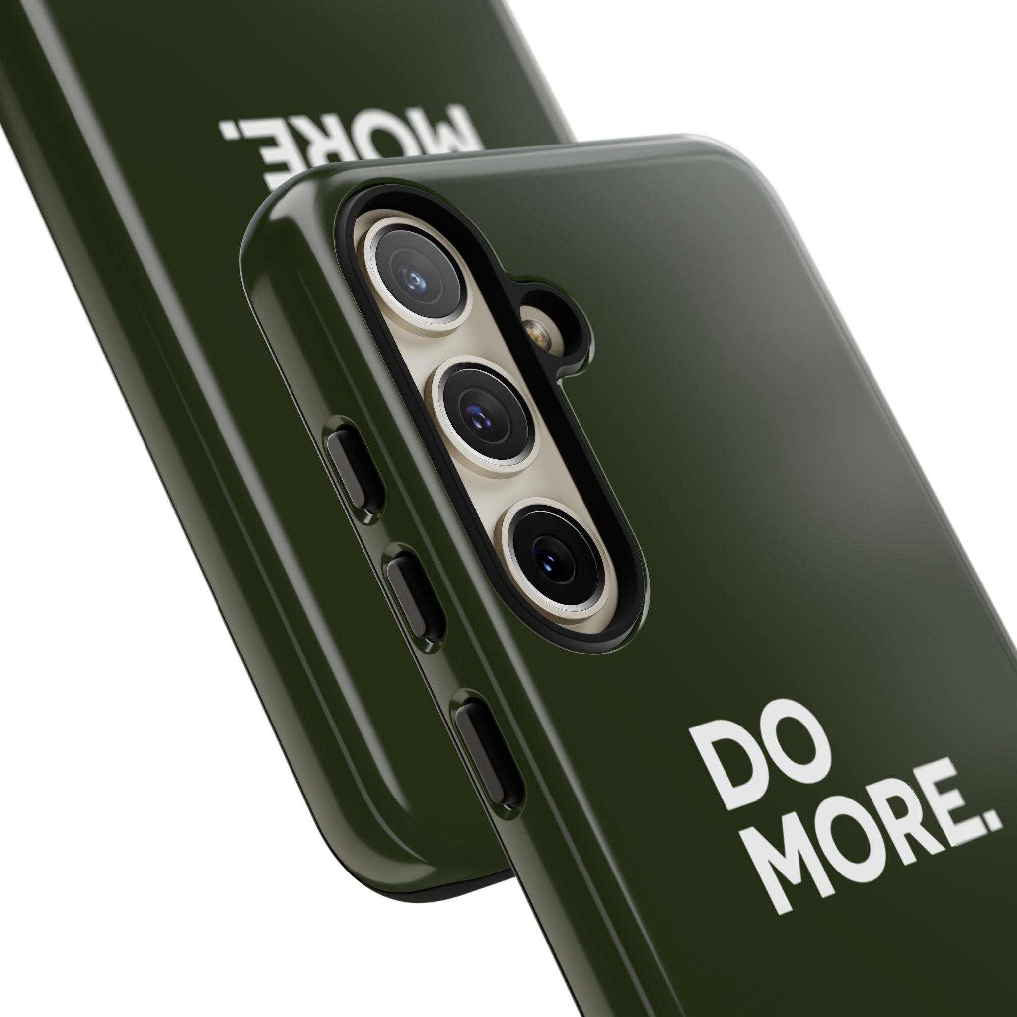 Olive Green Do More Tough Phone Case for iPhone, Galaxy, or Google Pixel