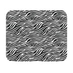 Black and White Zebra Print Mouse Pad