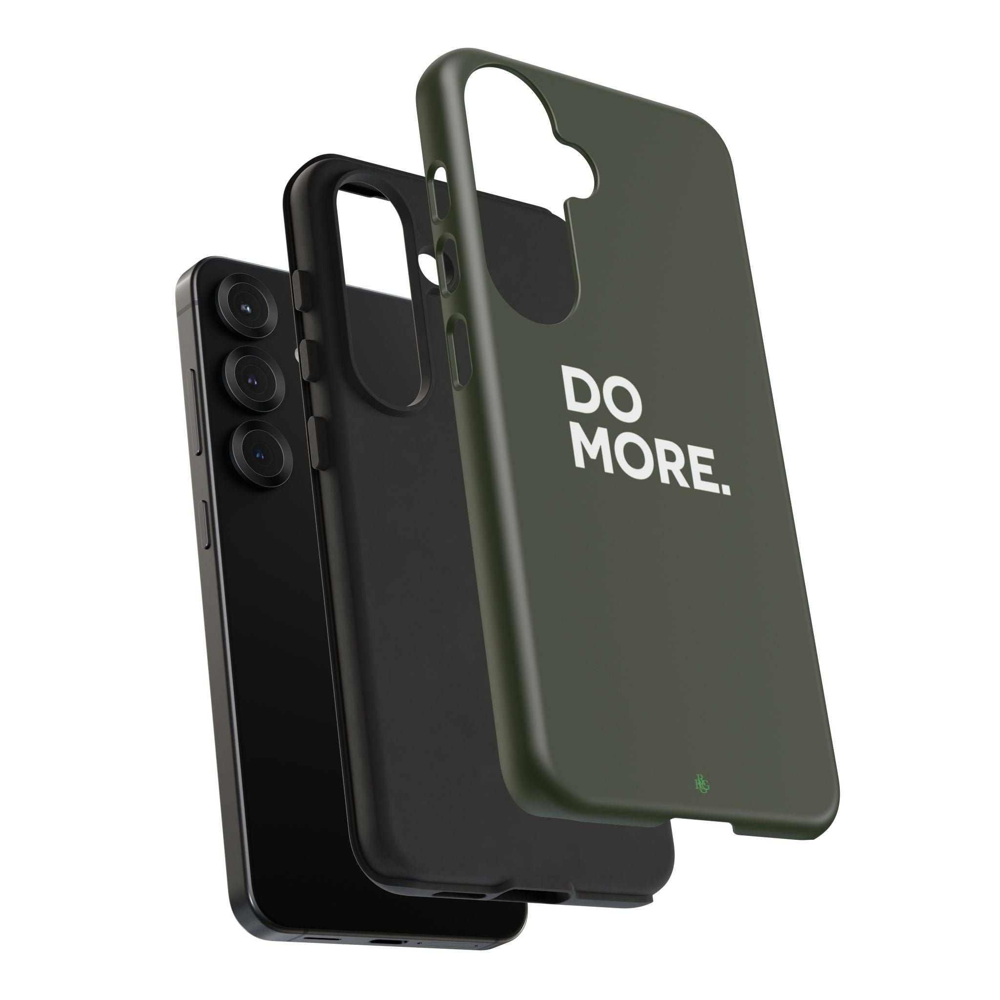 Olive Green Do More Tough Phone Case for iPhone, Galaxy, or Google Pixel