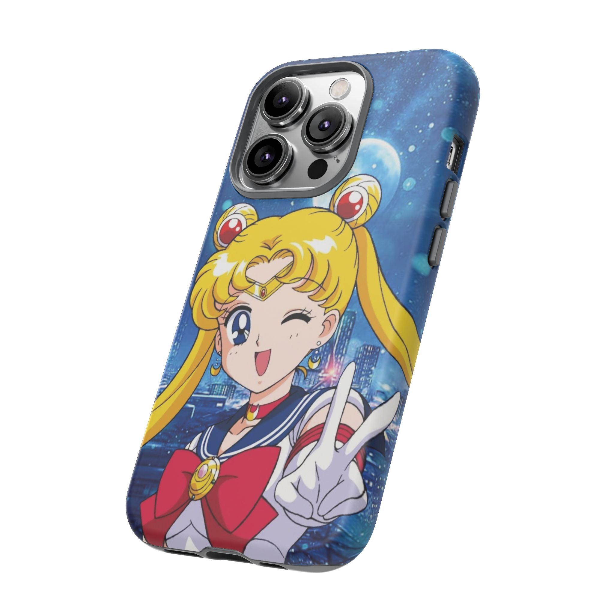 Blue S Moon Tough Case for iPhone, Galaxy, or Google Pixel