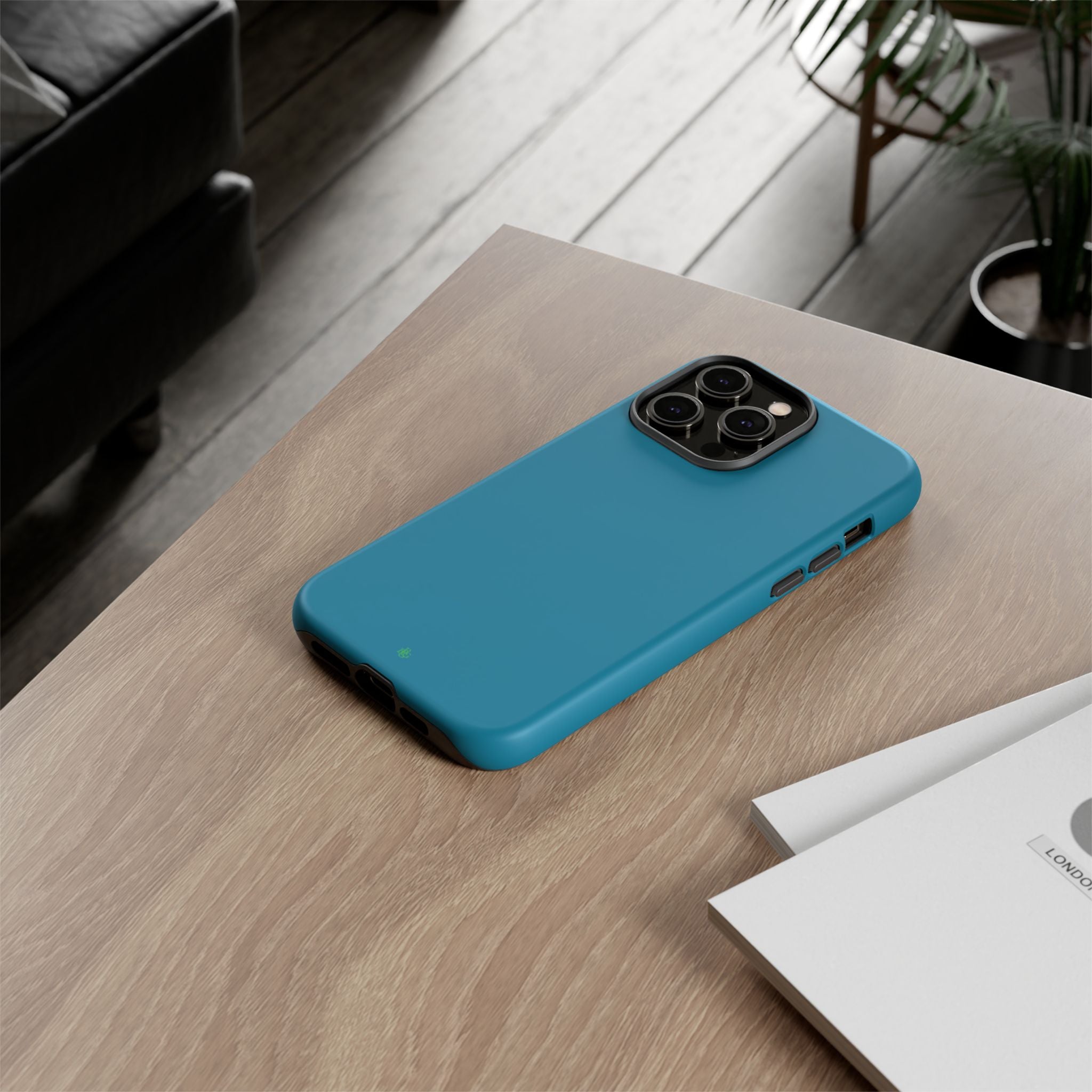Teal Green RG Tough Phone Case for iPhone, Galaxy, or Google Pixel